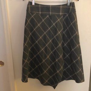 Cato Wool Blend Faux-Wrap Skirt